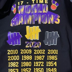 UNDFTD Lakers Championship T-Shitt